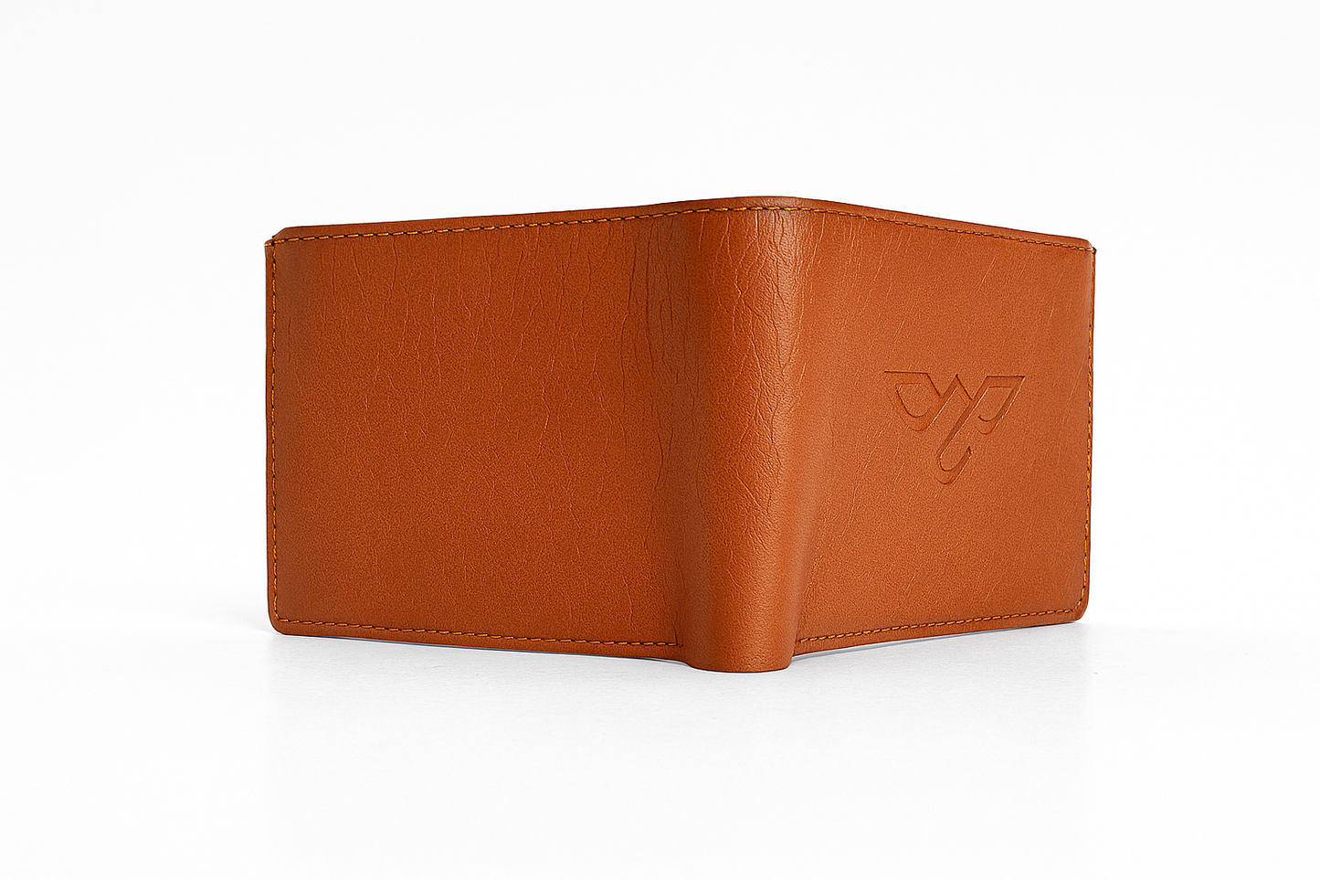 EagleXpres Classic Tan Bifold Wallet with Coin Pocket & ID Slot
