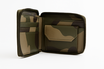 EagleXpres Camo Zip-Around Wallet – Tactical Edition